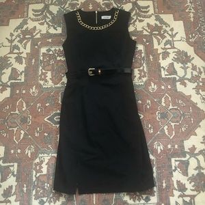 Calvin Klein belted dress
